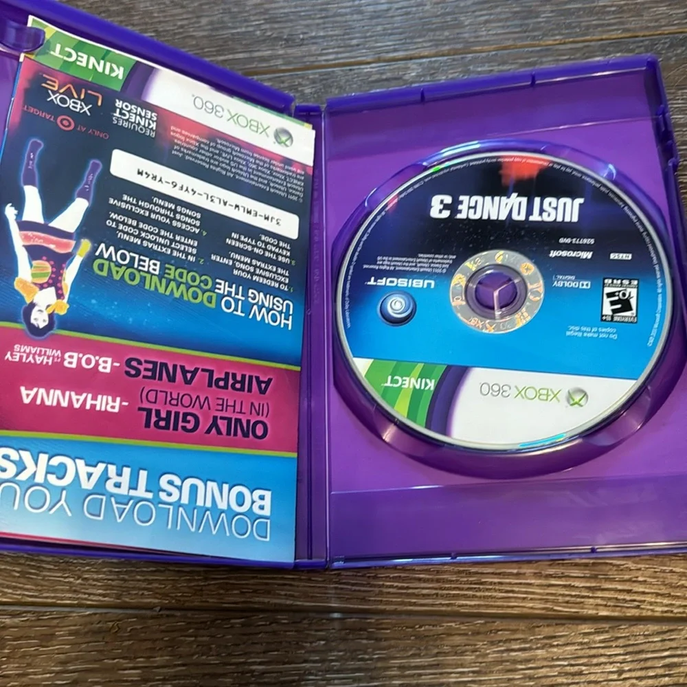 Xbox 360‎ Kinect just dance 3
